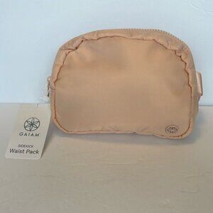 NEW GAIAM Ballet Pink Waist Pack Zipper Top